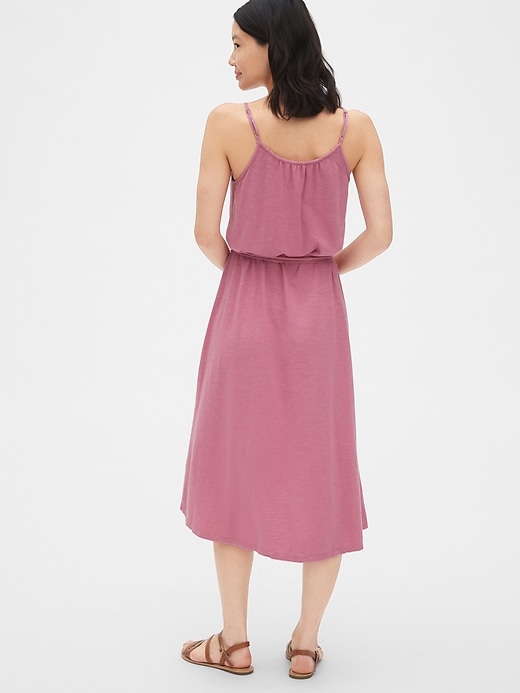 Image number 2 showing, Soft Slub Cami Midi Dress