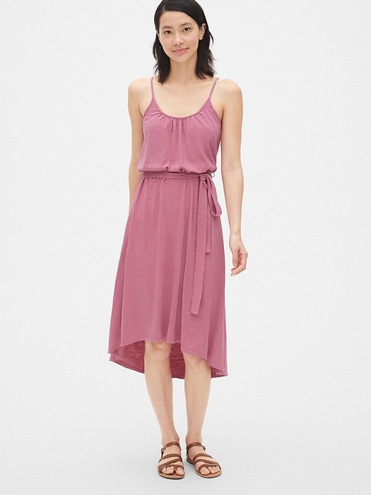 Image number 1 showing, Soft Slub Cami Midi Dress