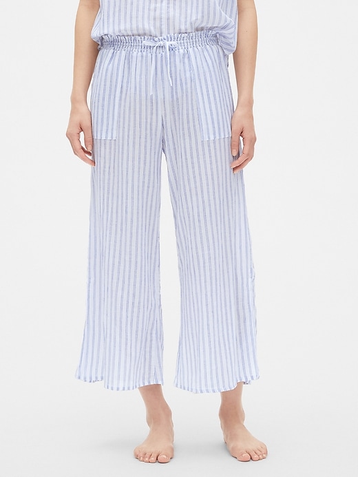 View large product image 1 of 1. Dreamwell Crinkle Stripe Pants