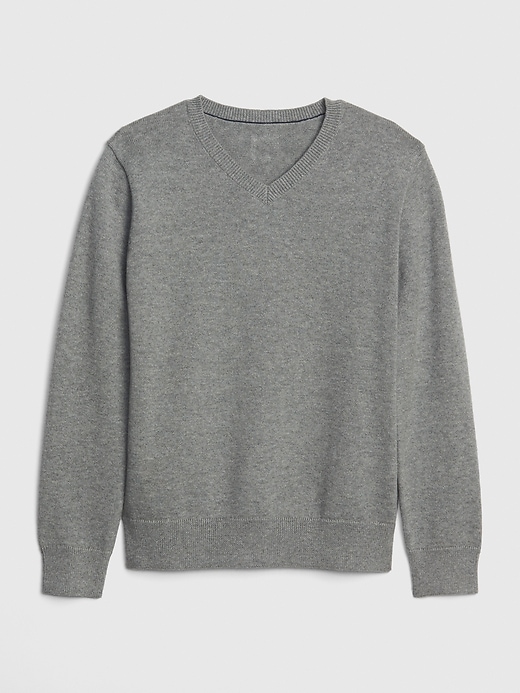 Image number 10 showing, Kids Uniform V-Neck Sweater