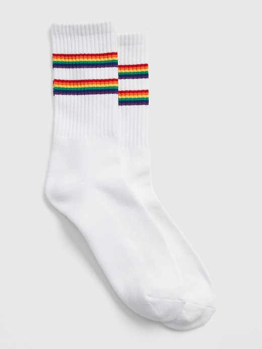 View large product image 1 of 1. Gap + Pride Tube Socks