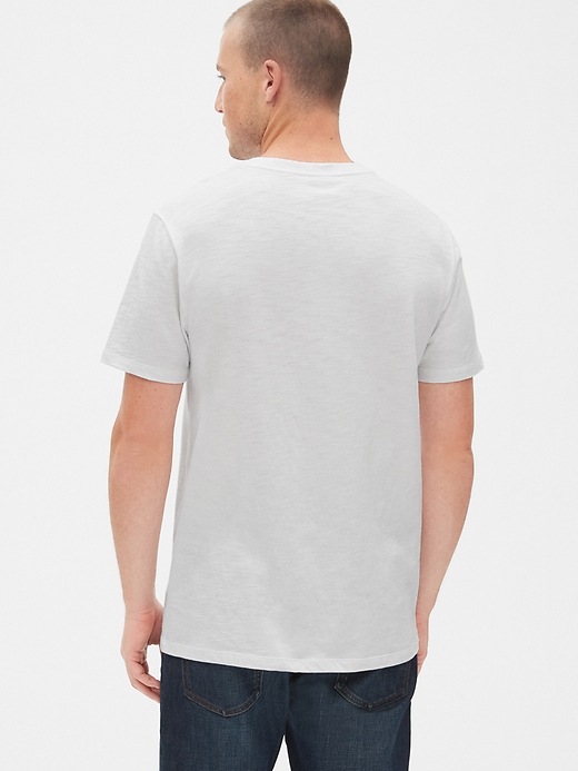 Vintage Slub Jersey V TShirt Gap