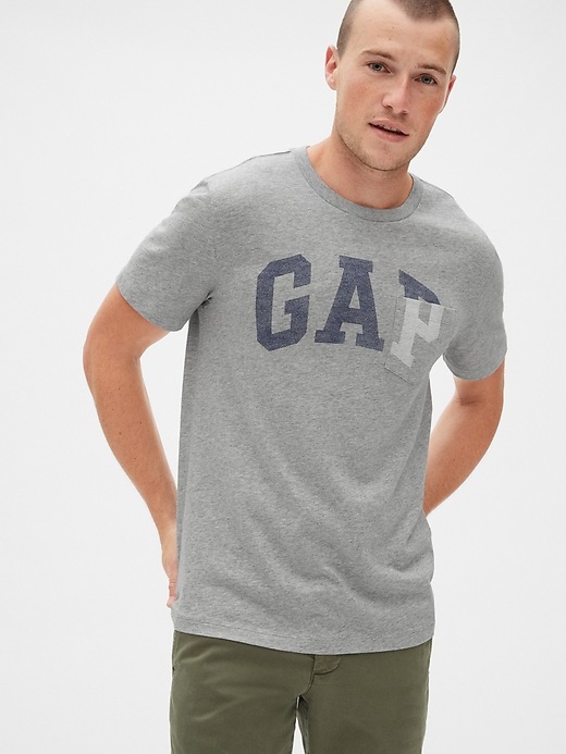 Image number 1 showing, Gap Logo Pocket T-Shirt