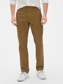 gap athletic fit khakis