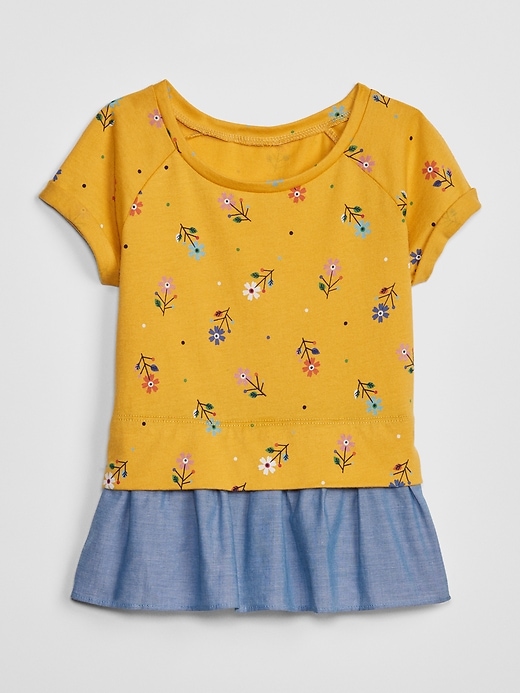 View large product image 1 of 1. Toddler Peplum Top