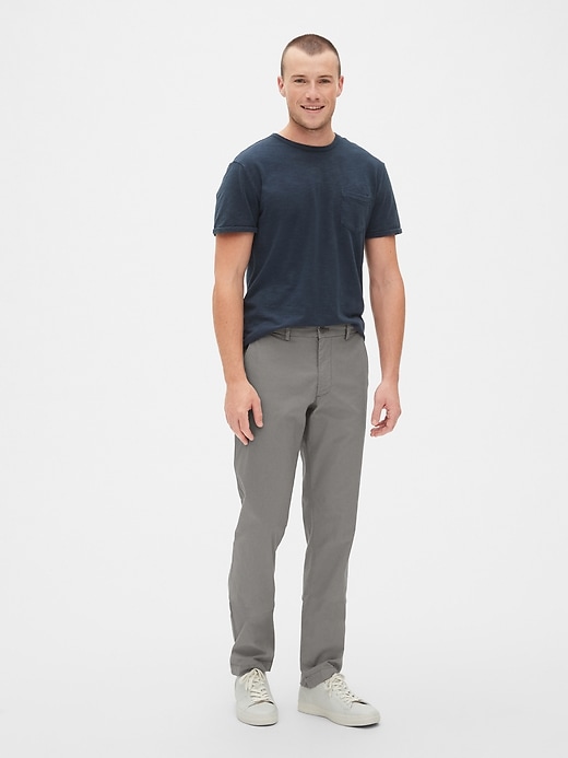 Image number 3 showing, Wearlight Straight Khakis with GapFlex