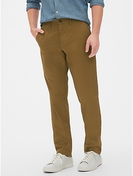 gap khakis tailored straight fit
