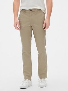 gap athletic fit khakis