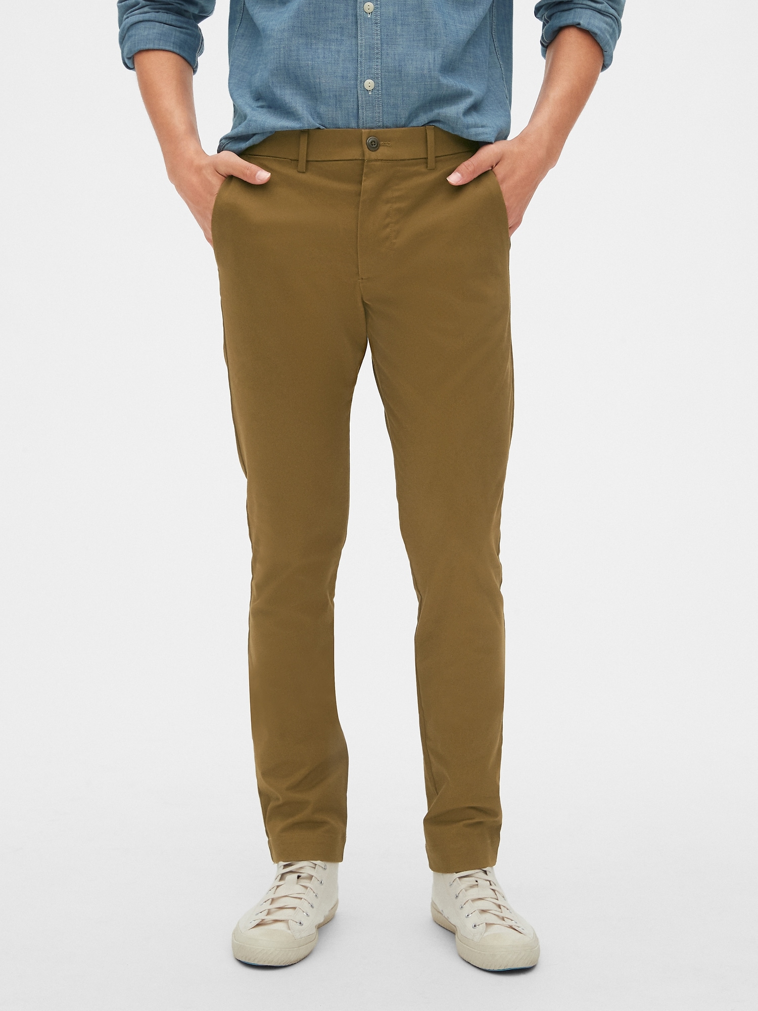 gap skinny fit khakis