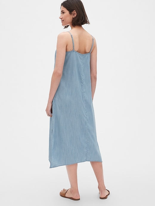 Image number 2 showing, Cami Midi Dress in TENCEL&#153