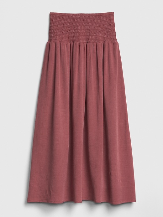 Image number 6 showing, Smocked Waist Midi Skirt