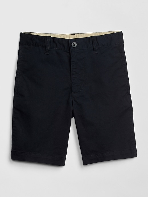 Image number 2 showing, Kids Uniform Khaki Shorts with Gap Shield