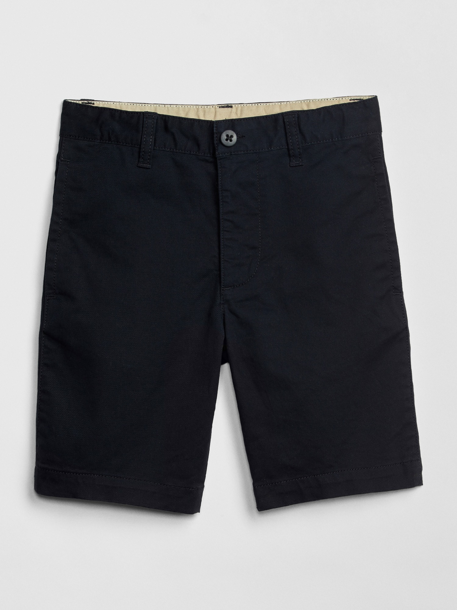 Kids Uniform Khaki Shorts with Gap Shield Gap