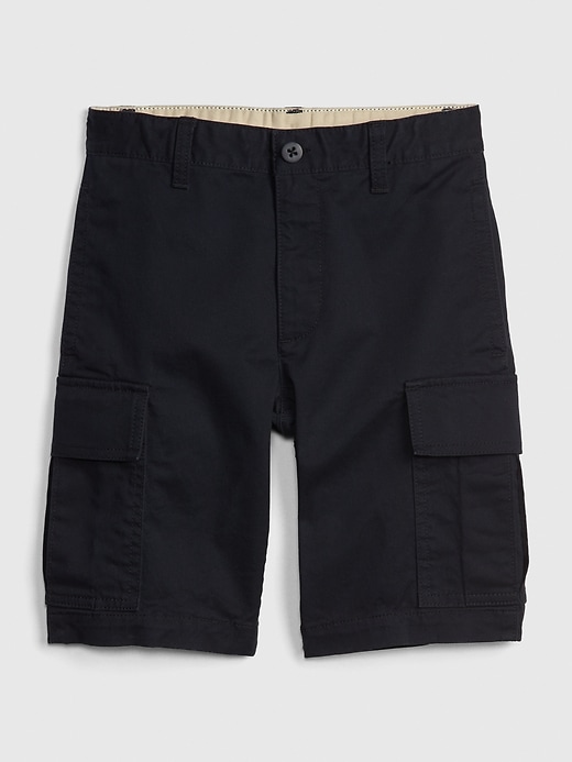 View large product image 1 of 1. Kids Uniform Cargo Shorts with Gap Shield