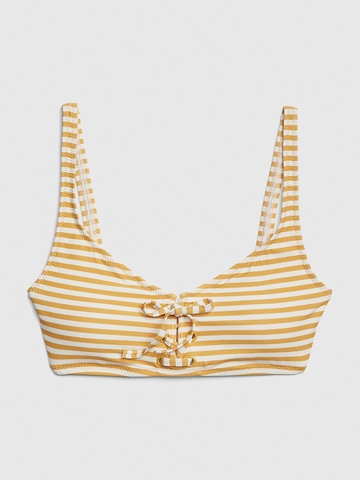 Image number 3 showing, Lace-Up Bralette Bikini Top