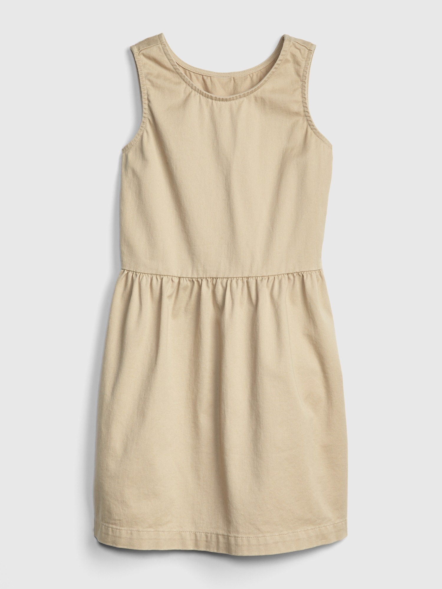 Kids Uniform Sleeveless Dress With Gap Shield Gap