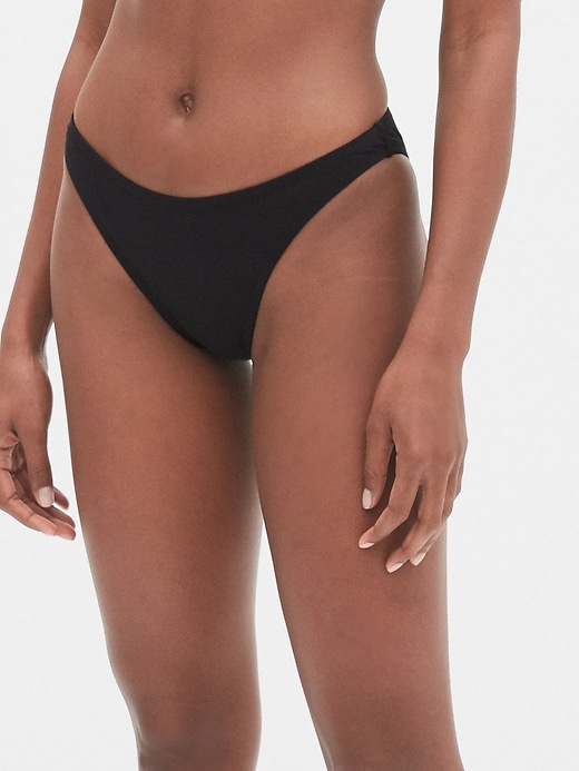 1 of 8 showing, with the color true black of product Classic Brazilian Bikini Bottom