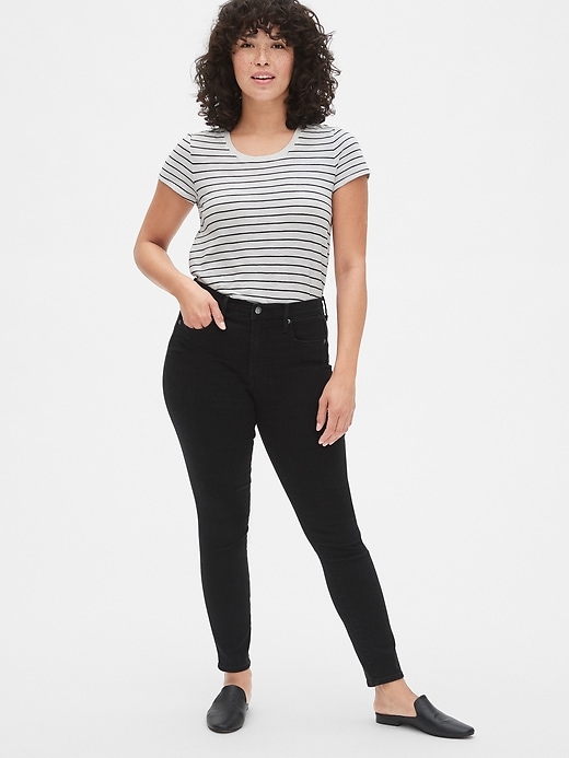 Image number 7 showing, High Rise True Skinny Jeans with Secret Smoothing Pockets with Washwell&#153