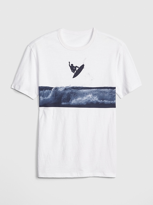 View large product image 1 of 1. Gap &#124 By Respondek Graphic T-Shirt