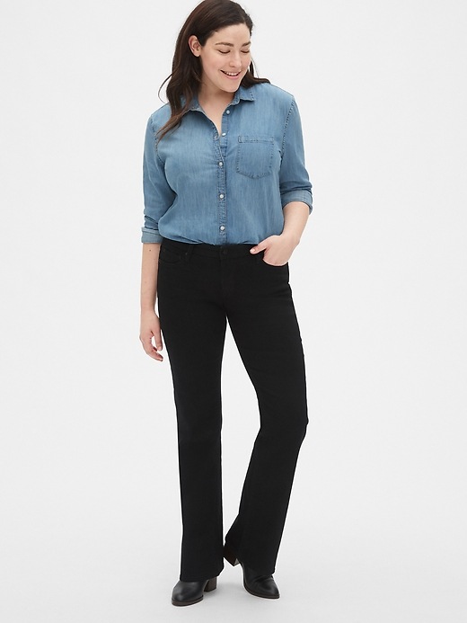 Image number 7 showing, Mid Rise Long & Lean Jeans