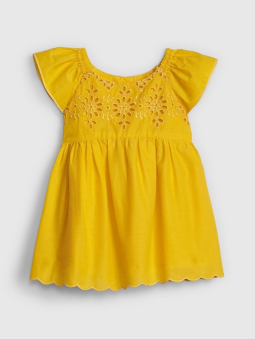 View large product image 1 of 1. Toddler Eyelet Flutter Top