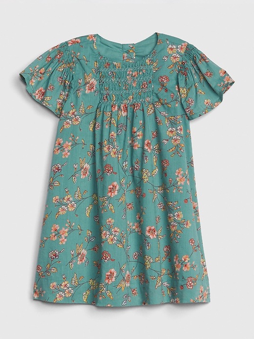 View large product image 1 of 1. Toddler Print Flutter Dress