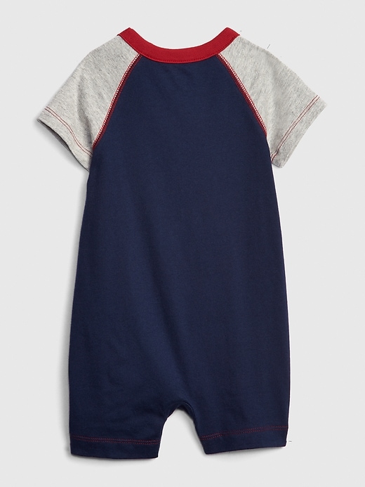 Image number 2 showing, Baby Graphic Shorty One-Piece