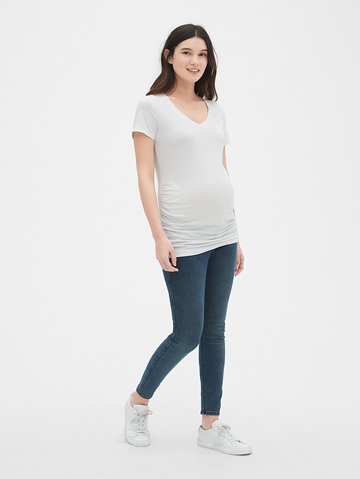 Image number 4 showing, Maternity Pure Body V-Neck T-Shirt
