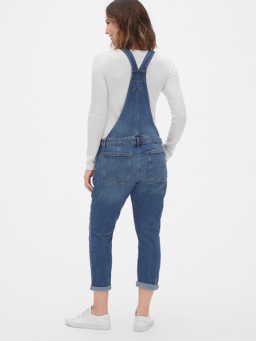 Image number 2 showing, Maternity Denim Overalls