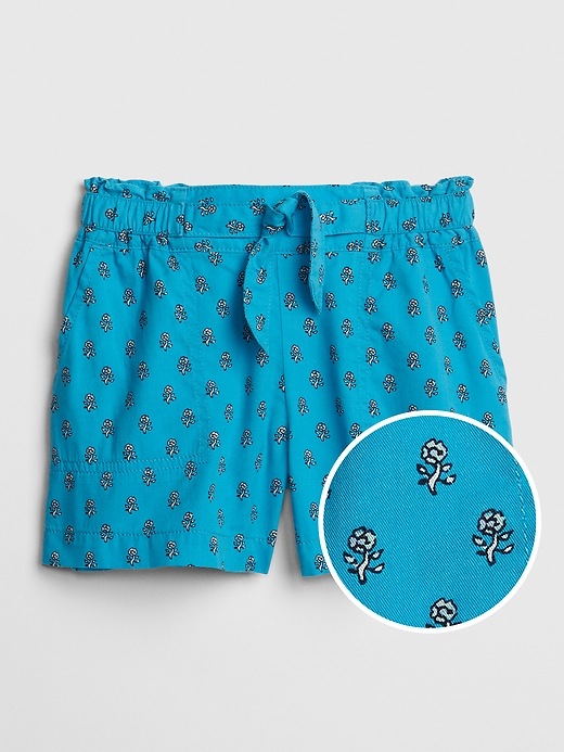 View large product image 1 of 1. Kids Tie-Belt Utility Shorts