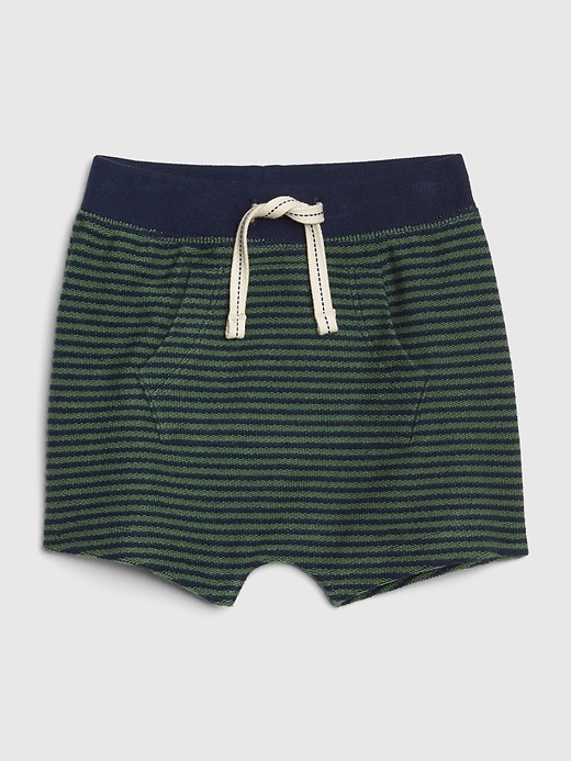 View large product image 1 of 1. Baby Waffle-Knit Pull-On Shorts