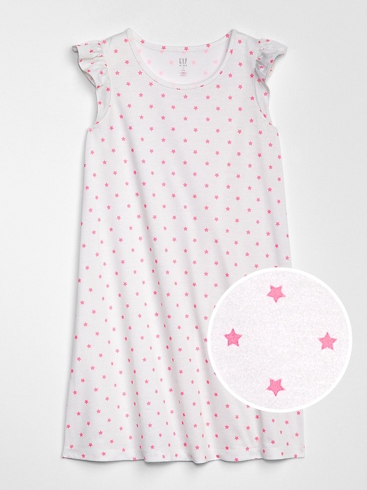 Image number 1 showing, Kids Star Flutter PJ Dress