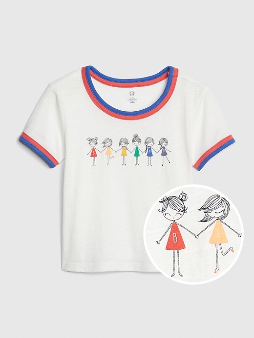 Image number 1 showing, babyGap + Pride Graphic T-Shirt