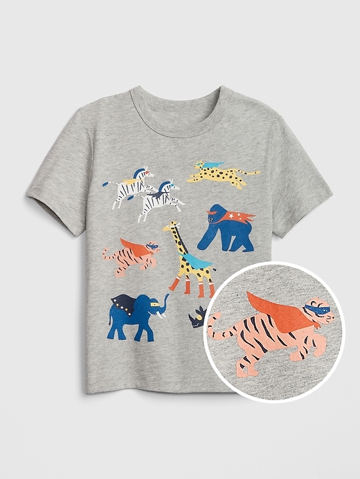 Image number 5 showing, Toddler Graphic Short Sleeve Shirt