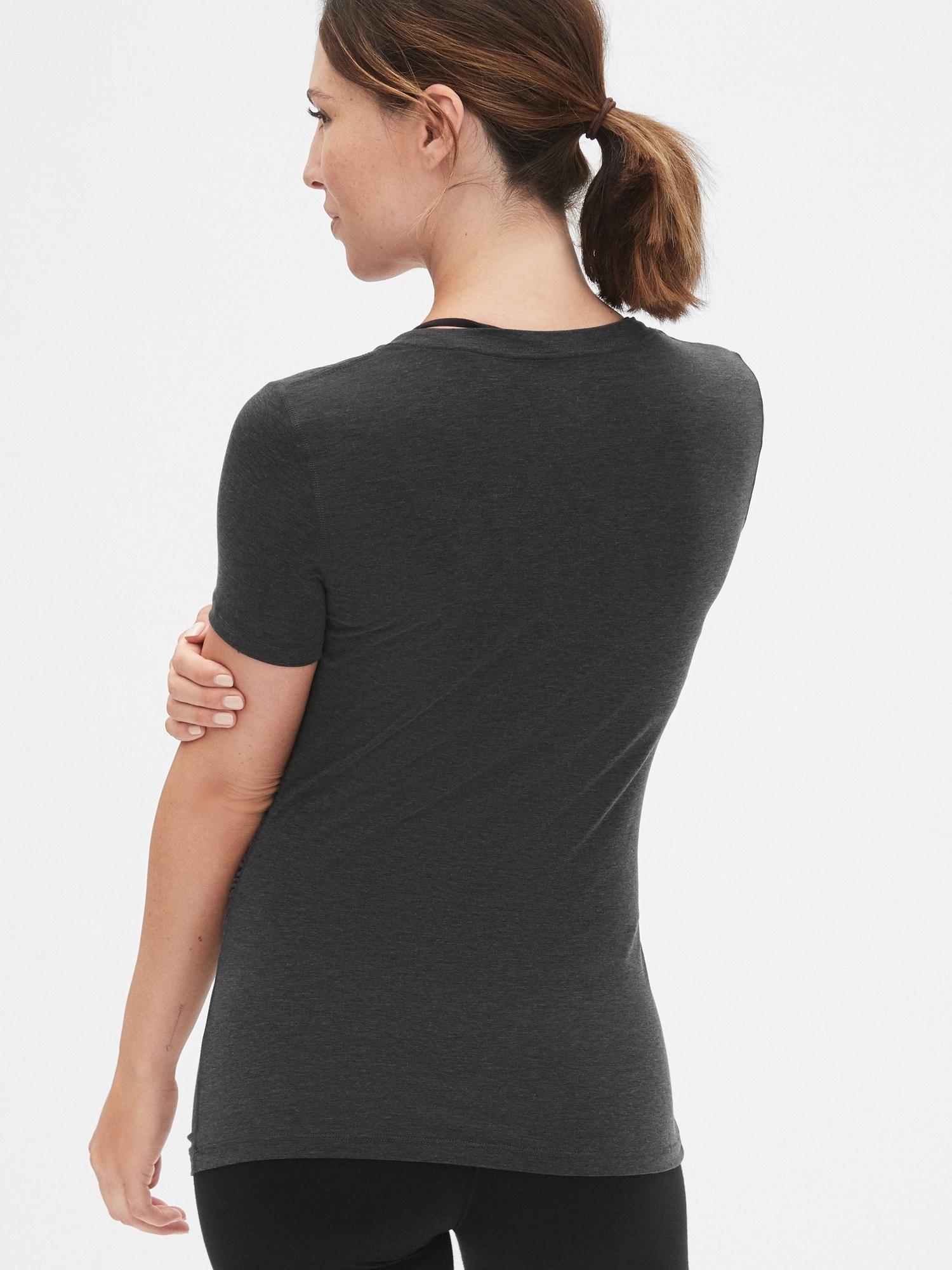 Maternity GapFit Breathe VNeck TShirt Gap