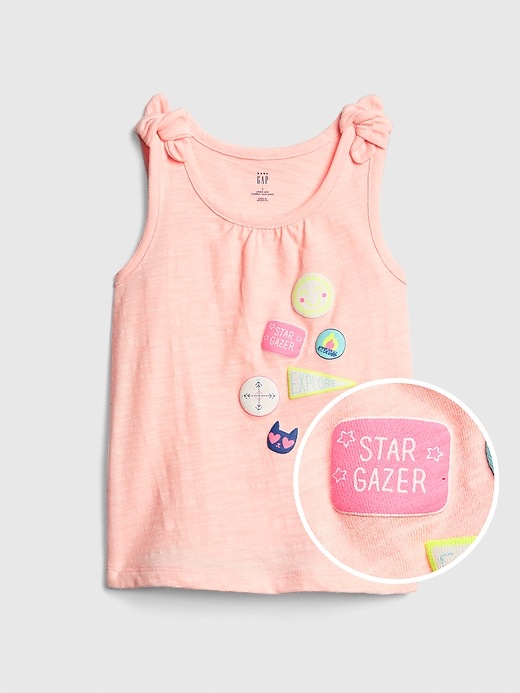 Image number 4 showing, Toddler Graphic Bow Tank Top