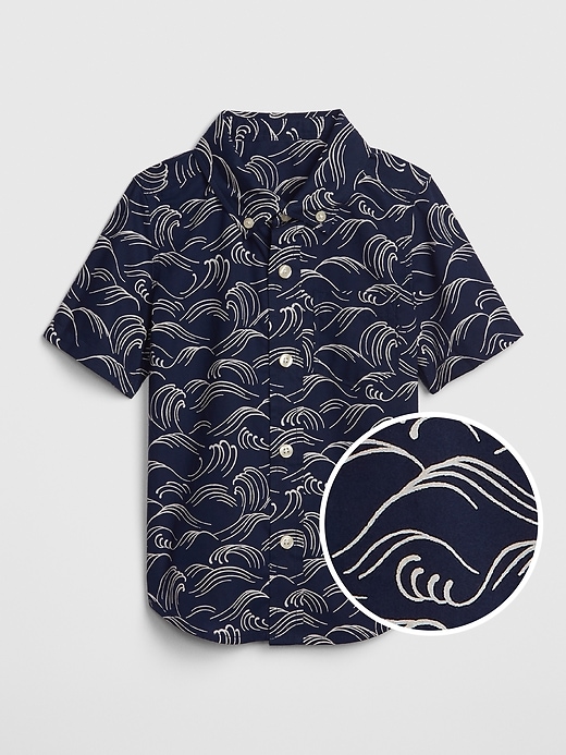 View large product image 1 of 1. Toddler Print Short Sleeve Shirt