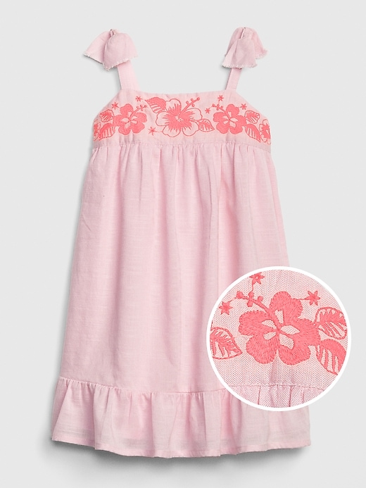 View large product image 1 of 1. Toddler Embroidered Tank Dress