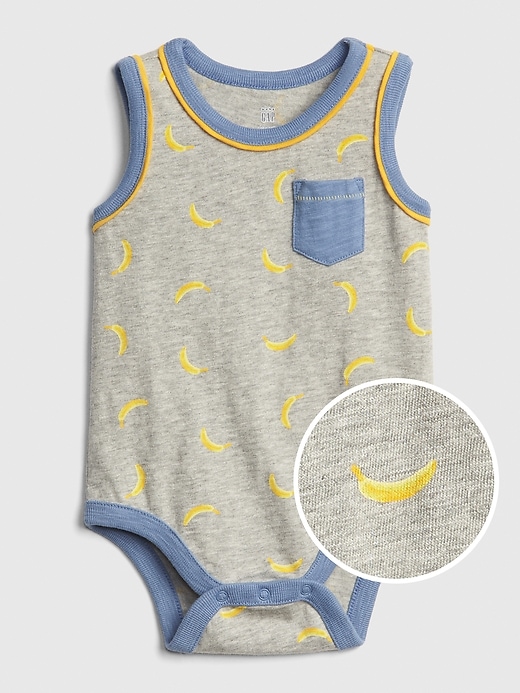 View large product image 1 of 1. Baby Print Tank Bodysuit