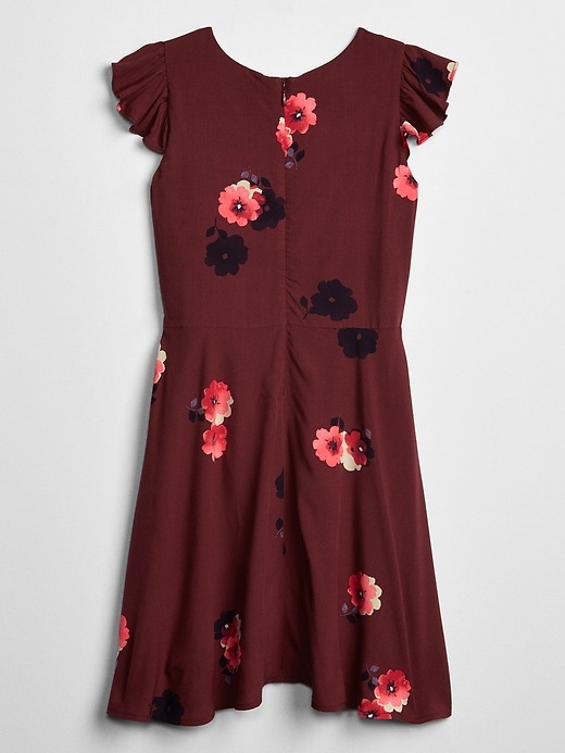 Image number 3 showing, Kids Ruffle Floral Dress