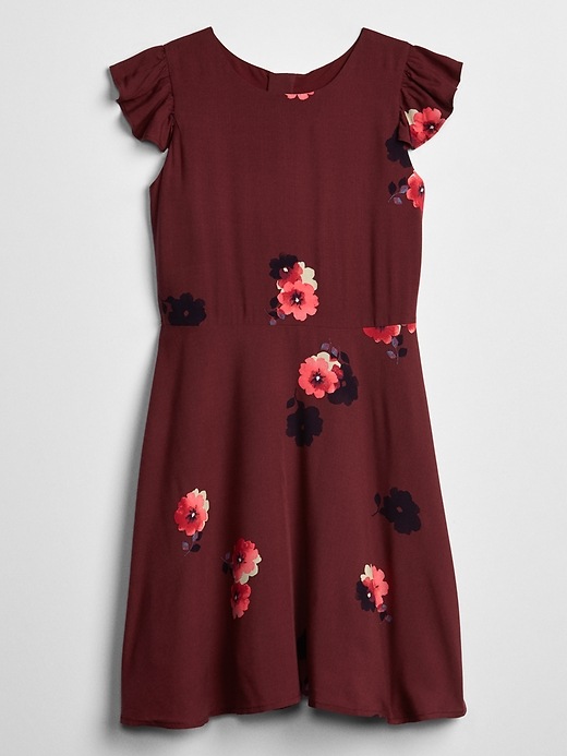 Image number 1 showing, Kids Ruffle Floral Dress