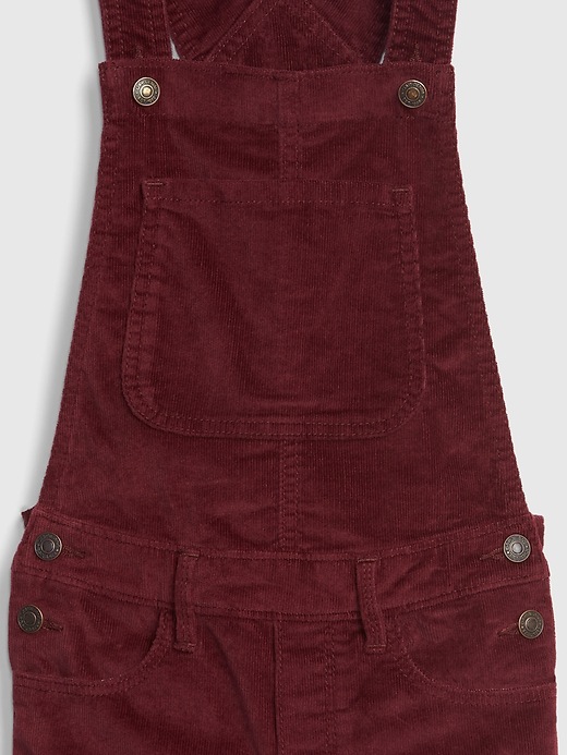 Image number 4 showing, Kids Cord Skinny Overalls