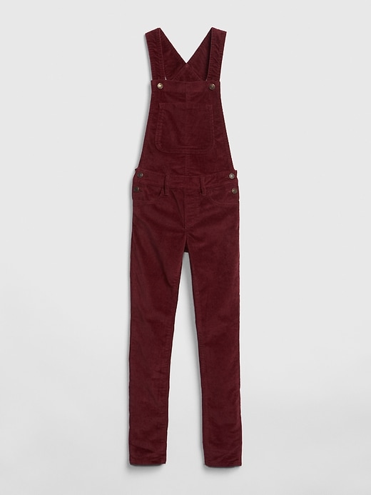 Image number 1 showing, Kids Cord Skinny Overalls