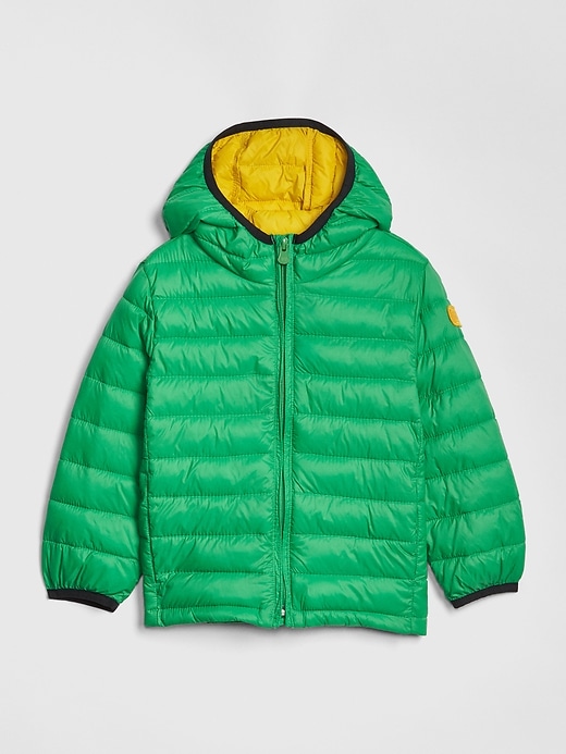 1 of 8 showing, with the color lush green of product Toddler ColdControl Lightweight Puffer