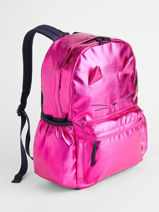 Image number 1 showing, Kids Metallic Senior Backpack