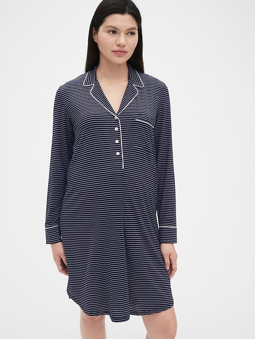 Image number 1 showing, Maternity Print Sleep Shirt