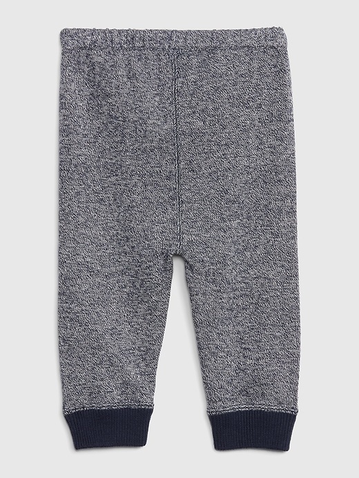 2 of 8 showing, with the color dark night of product Baby Marled Pull-On Pants