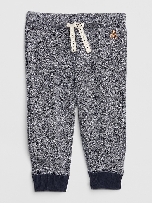1 of 8 showing, with the color dark night of product Baby Marled Pull-On Pants
