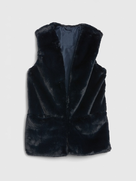 Image number 1 showing, Kids Faux-Fur Vest