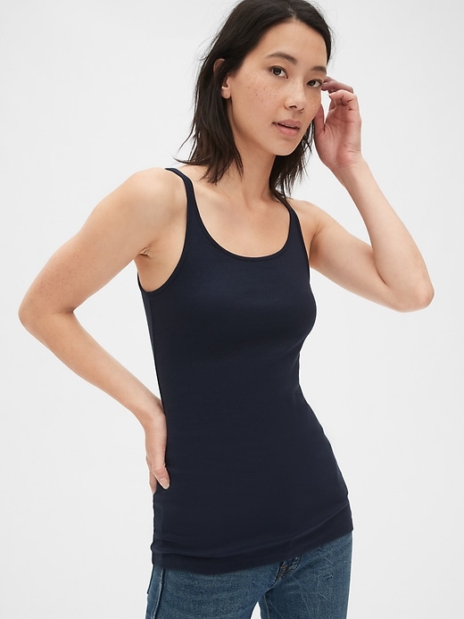 1 of 8 showing, with the color true indigo of product Modern Cami